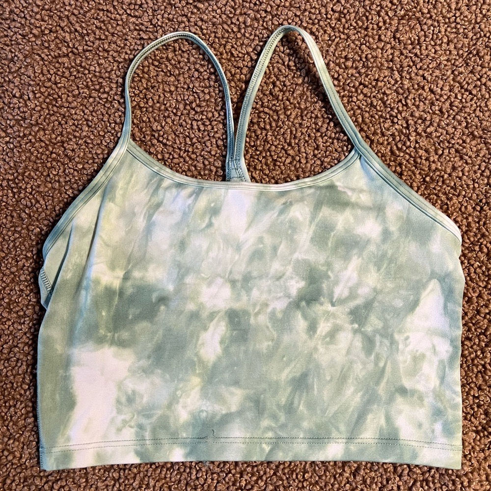 Aerie Offline Cropped Green Y-Tank